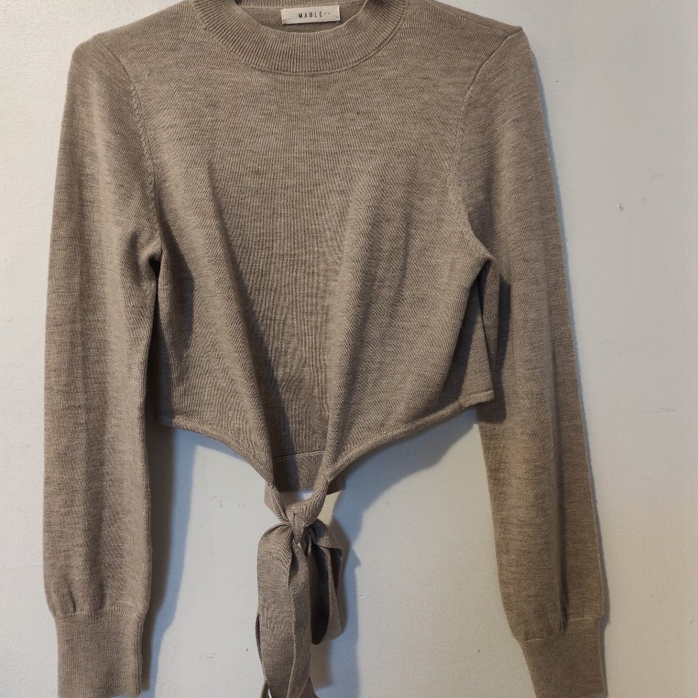 New MABLE cropped Sweater